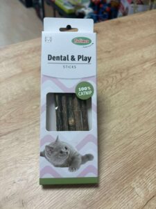 Dental sticks catnip