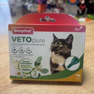 Pipette antiparasitaire pour chat
