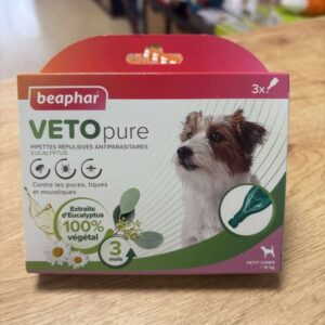 Pipette antiparasitaire pour chien <15kg