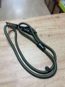 Laisse cami vert 1,3m