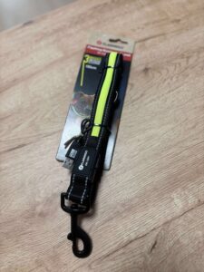 Laisse flitzy jaune et noir 1,3m