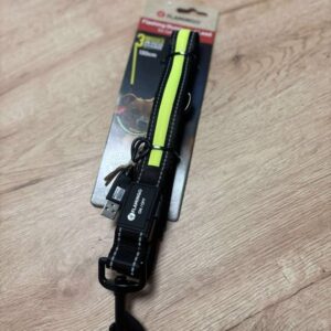 Laisse flitzy jaune et noir 1,3m