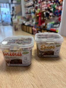 Friandise chiot Minis ou Duo 140gr - Saveur au choix