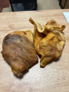 Plaque de peau de bœuf