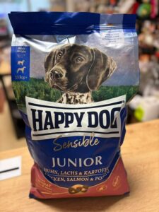 Croquette Junior Sensible Saumon/pomme de terre/volaille 4kg