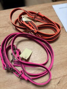 Laisse 3 points caoutchouc