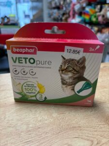 Pipette antiparasitaire pour chaton