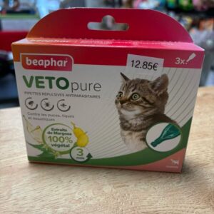 Pipette antiparasitaire pour chaton