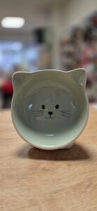 Gamelle céramique verte chat 125ml