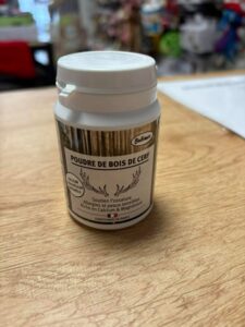 Poudre de bois de cerf
