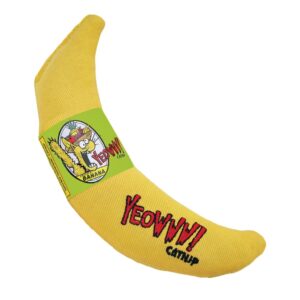 Jouet banane herbe à chat puissante