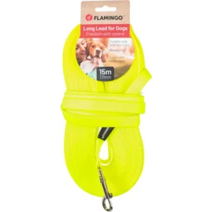 Longe biothane 15m Jaune