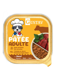 Pâtée Adulte Gustav Boeuf