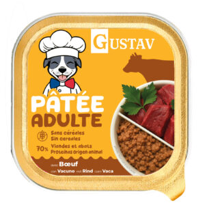 Pâtée Adulte Gustav Boeuf
