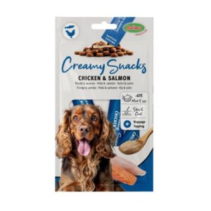 Creamy Snacks Chien x4 Poulet/Saumon